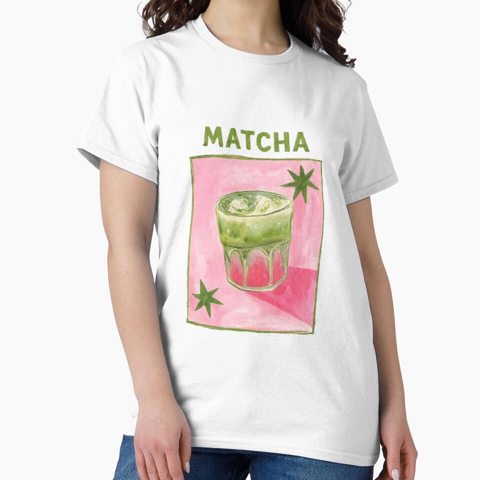 Summery Matcha Design | Green Tea Vibes | Summer Drink Aesthetic by Mialunaa