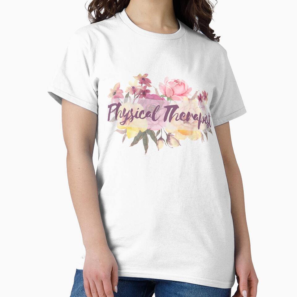Physical Therapist Sweet Floral Bundle Pinks and Purples by Hear4theEars