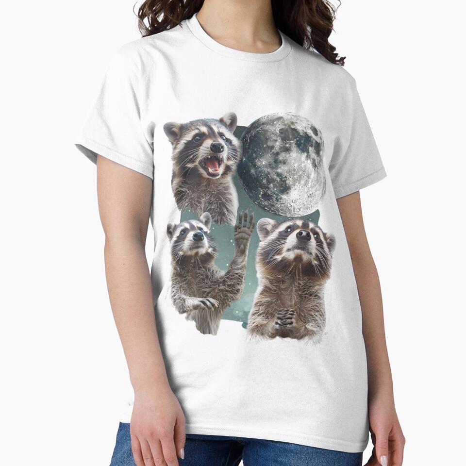 Vintage raccoon retro by SunMoonMilk