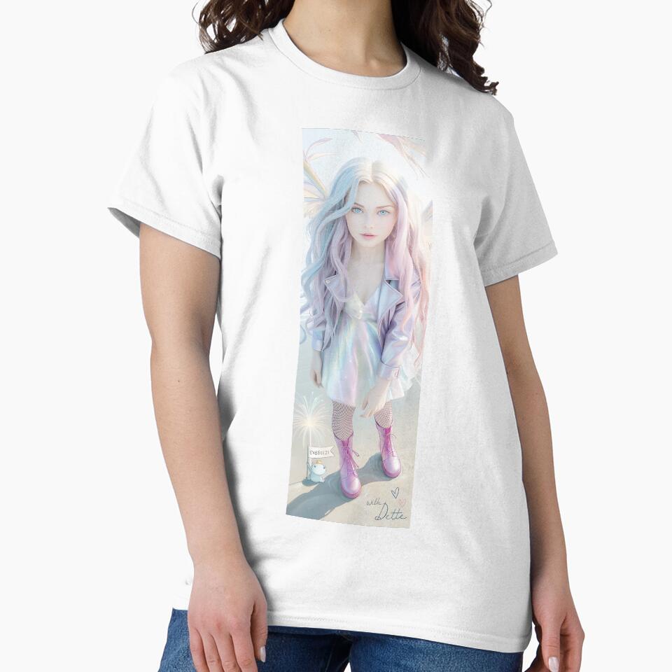 Pastel Fairycore Galaxy Dreamer Art by Steven Howard