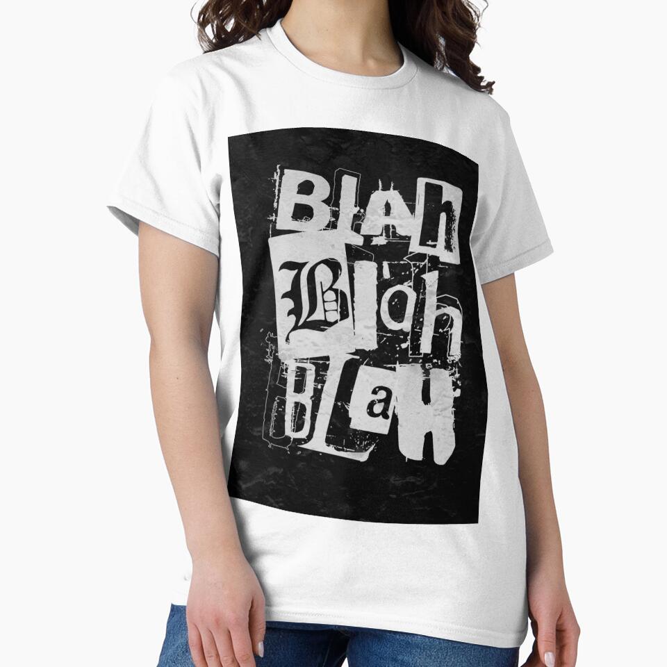 Blah Blah Blah – Ransom Collage Type by Adronia