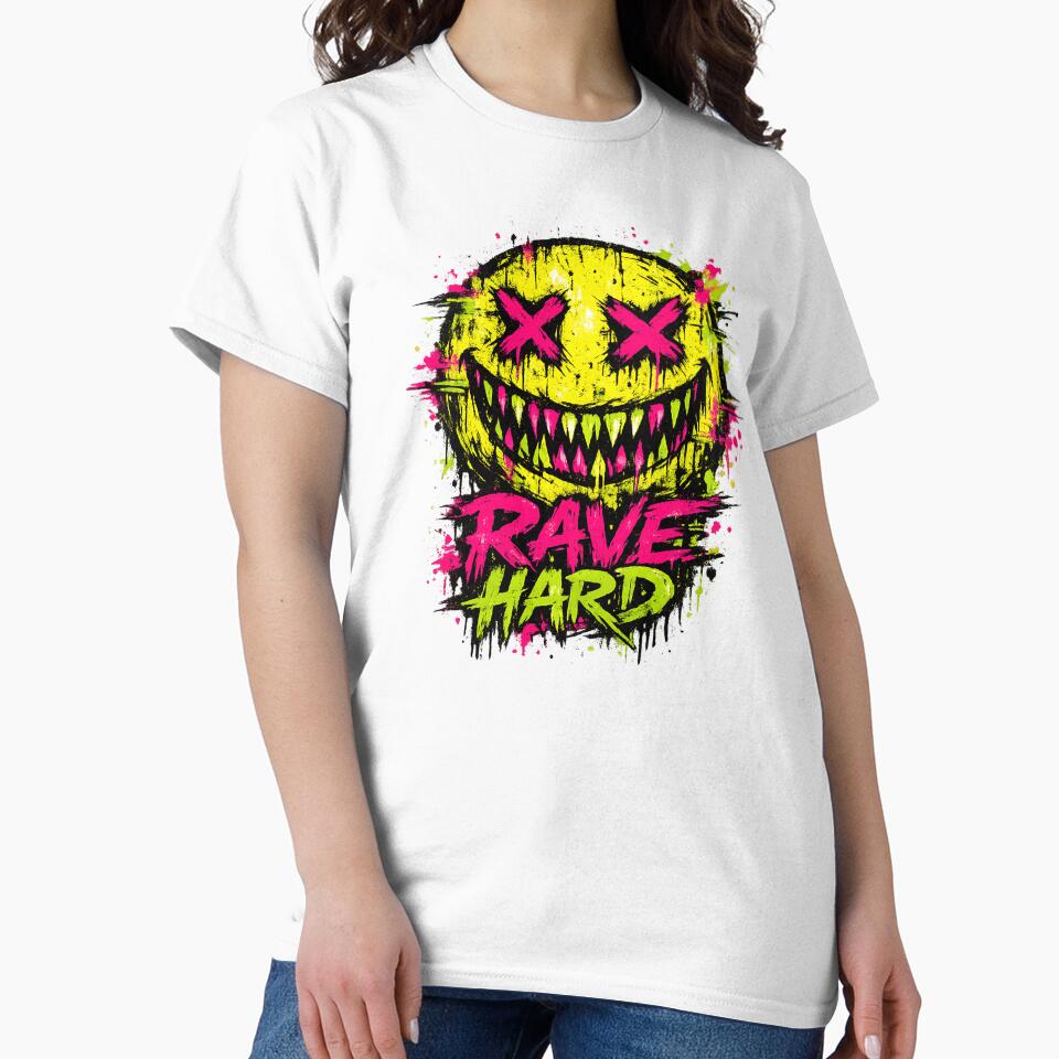 Rave Hard Acid Smiley by  ZenRave Designs