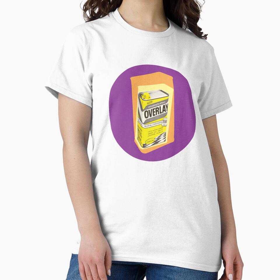 Overlay round retro design - Sixties Pop art - Purple orange yellow by soulbrew