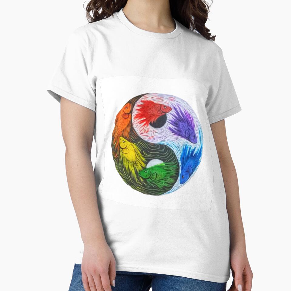 Betta Yin Yang color wheel by Matt Starr Fine Art