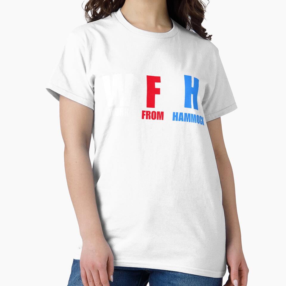 WFH, work from hammock, funny work from home, laptop lifestyle freelancer saying or quote by NBSStore