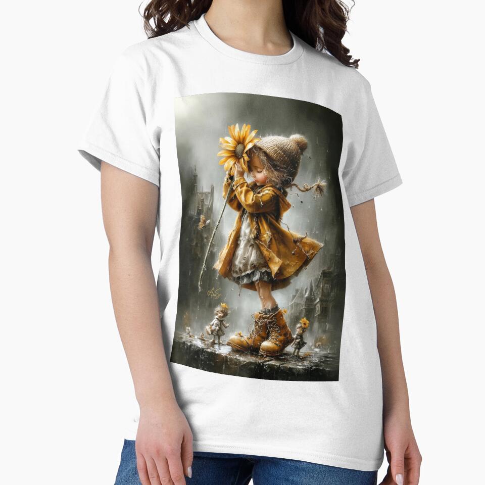 Yellow Flower Spirits Girls by AnaSolisART
