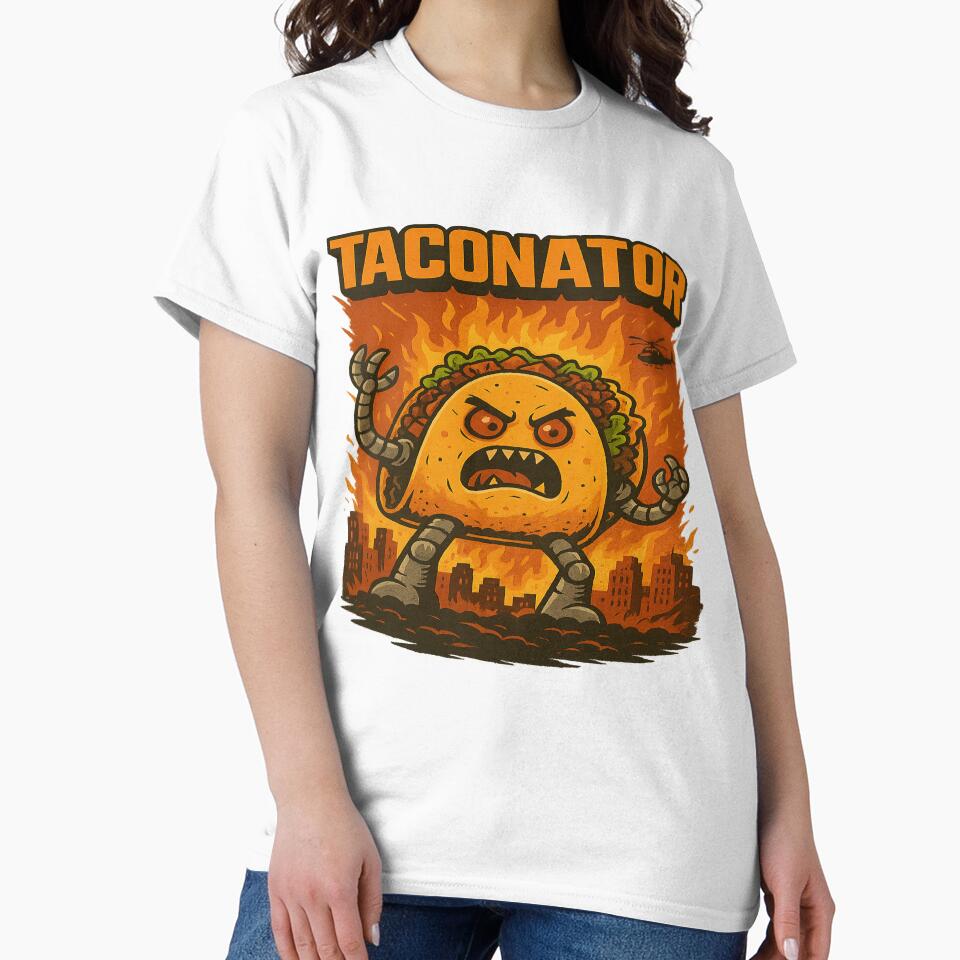 Taconator – Taco Monster Attack Design by DonnyFoodGadget