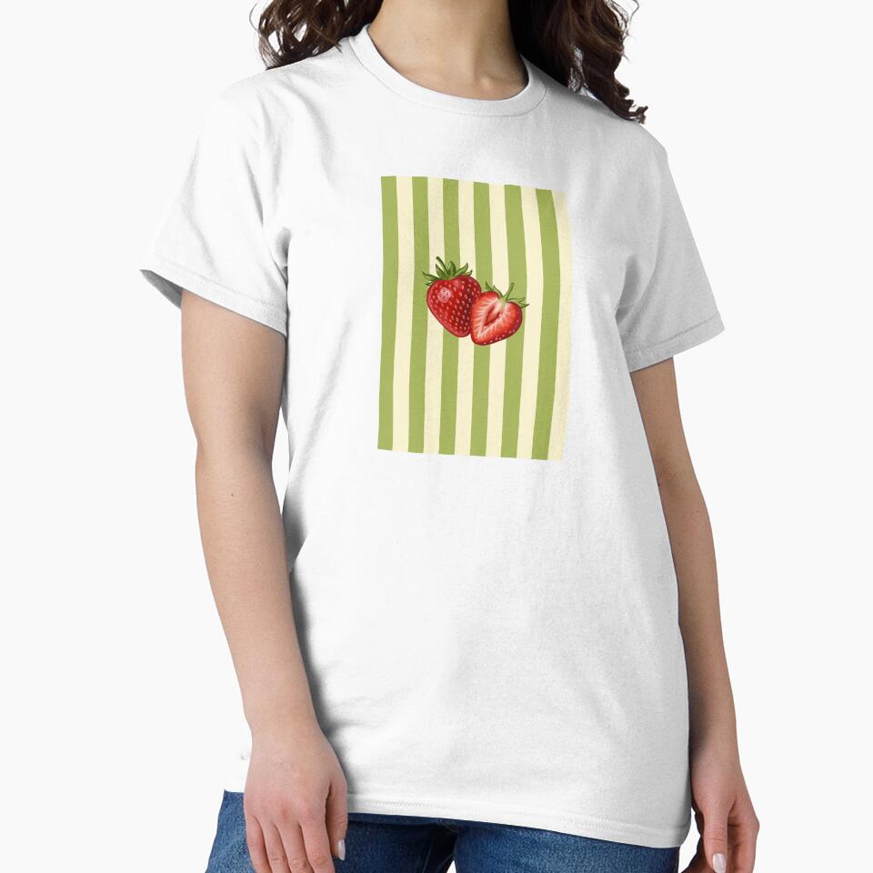 Strawberry with yellow green stripes by joleyjl