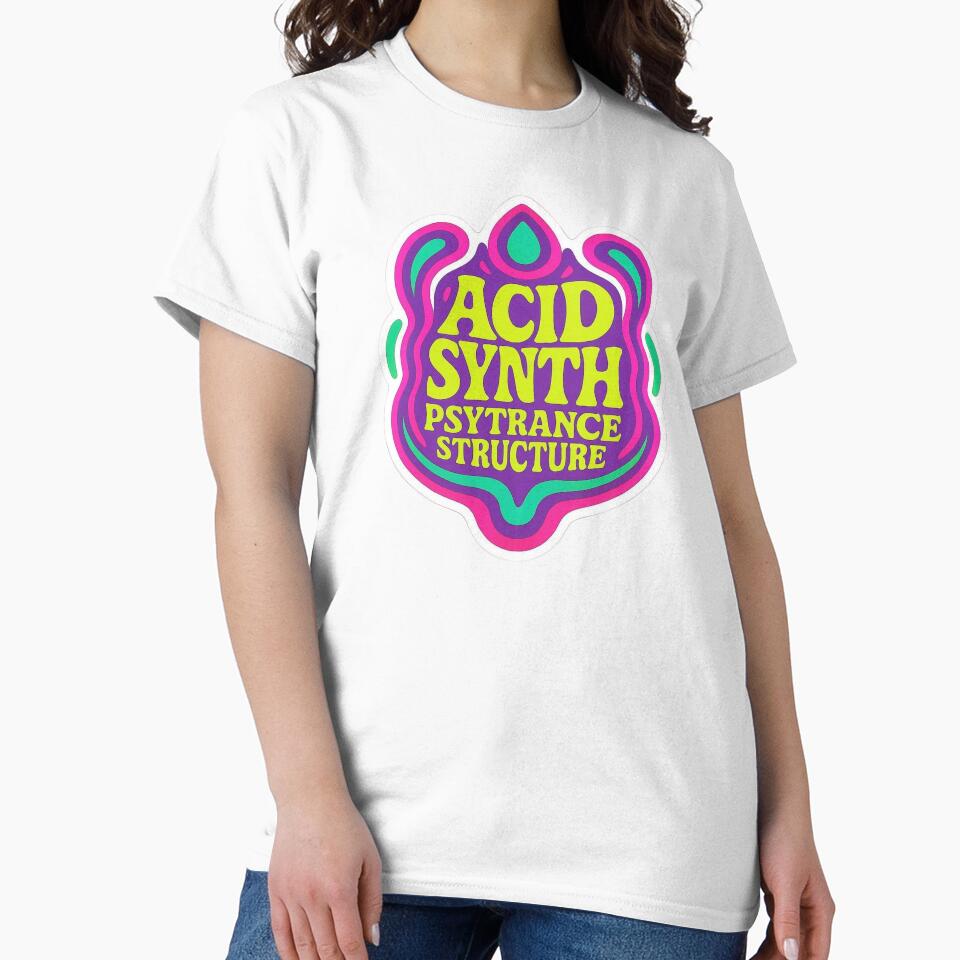 Acid Synth – Psytrance Structure Logo by |TRSSHOP|
