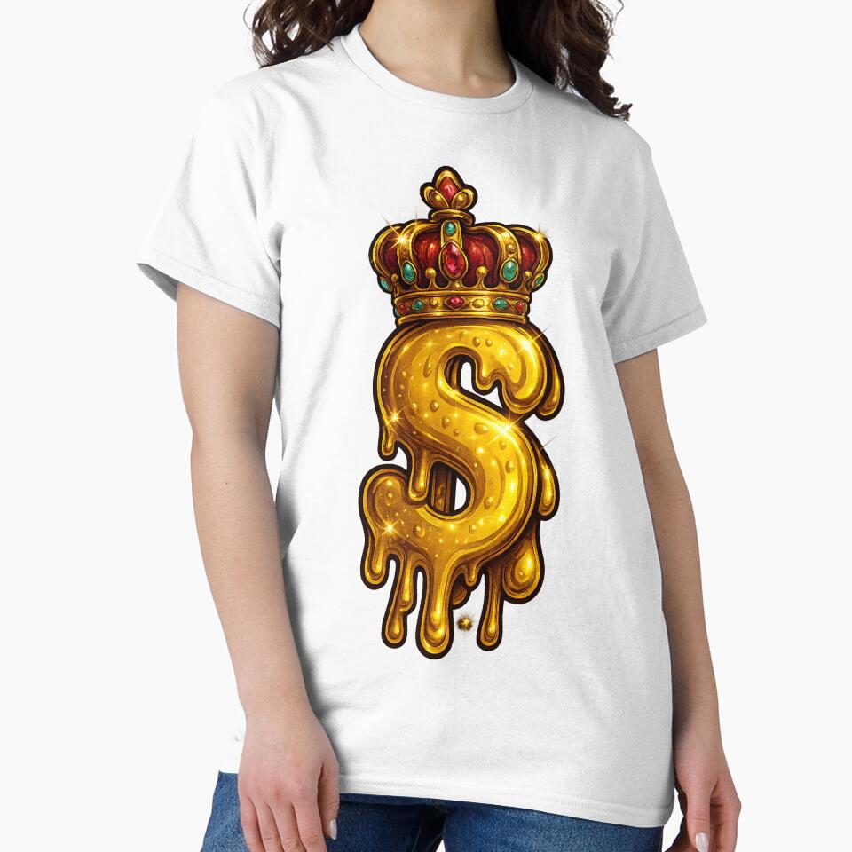 Golden Dollar Dripping Crown by Zuriel Hargrove