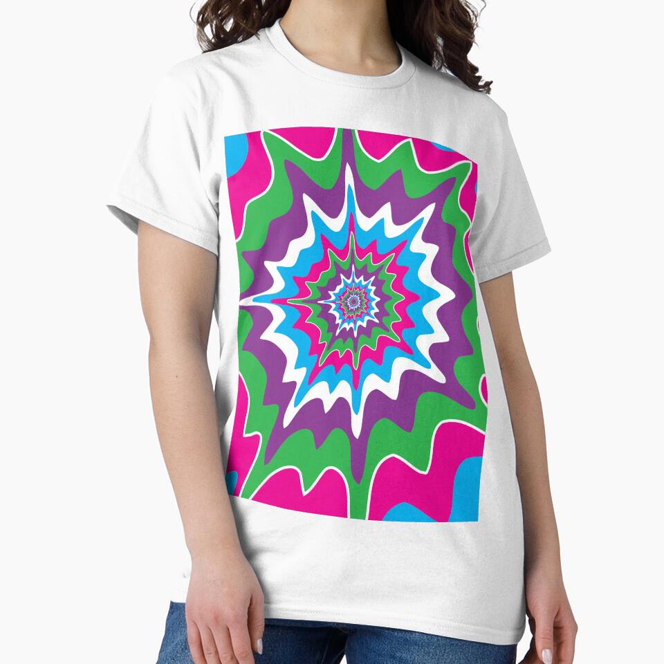 Trippy Psychedelic Neon Colors by ColorZoo