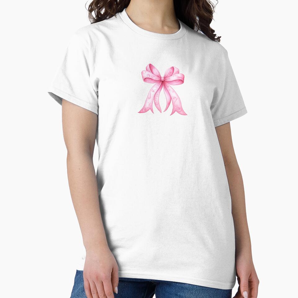 pink ribbon bow by cupcakefemcel