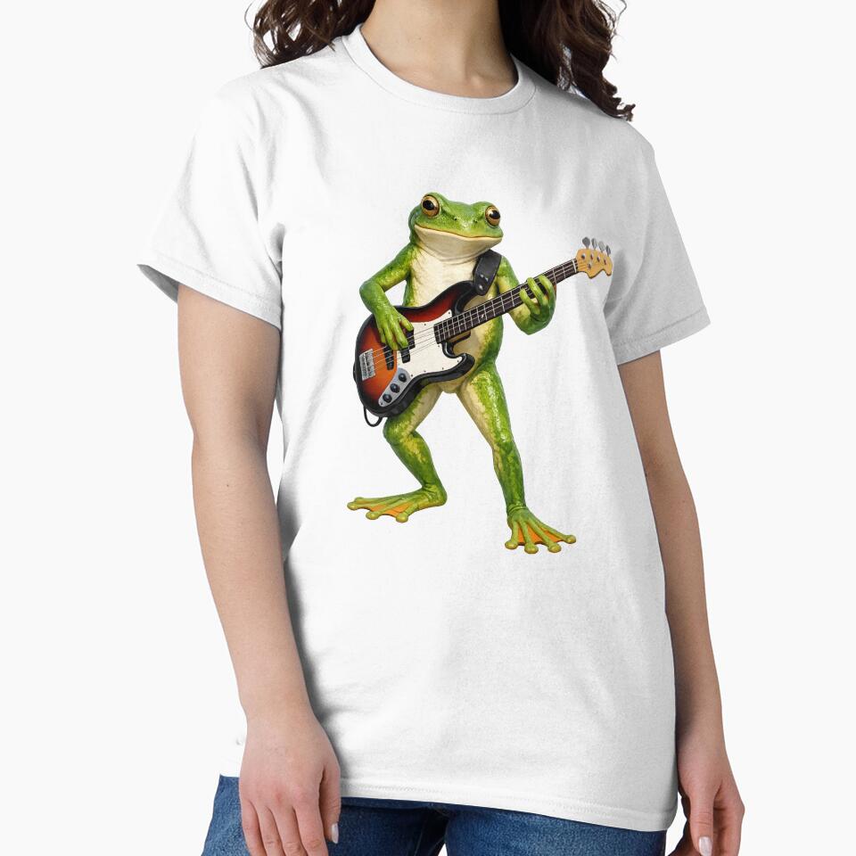 Tree Frog Playing Guitar by ELK20