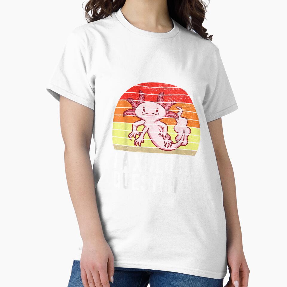 Axolotl Vintage Snaxolotl Kawaii Funny Boys Girls Axolotl by JadenEdmond