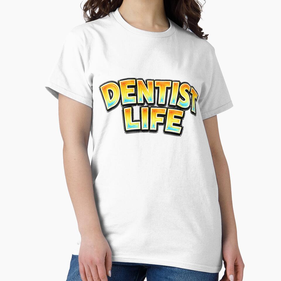 DENTIST LIFE – hand drawn childlike typography by Mac Sketches