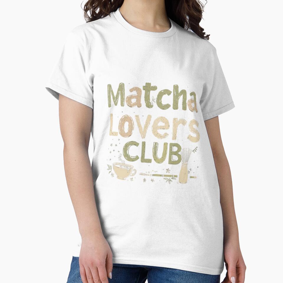 Matcha Lovers Club – Cute Matcha Tea Aesthetic Design by Bemdeco
