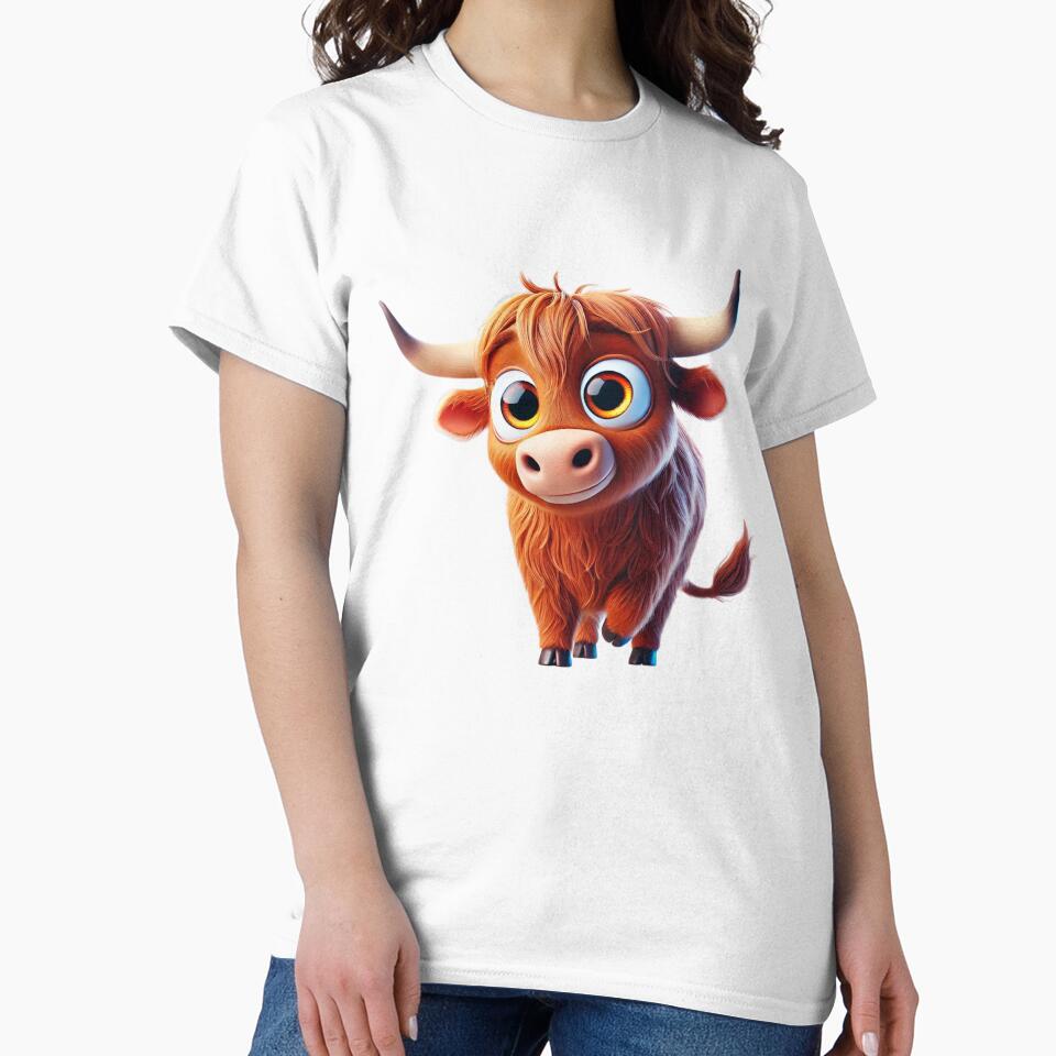 Adorable Highland Cow by Sillytoe
