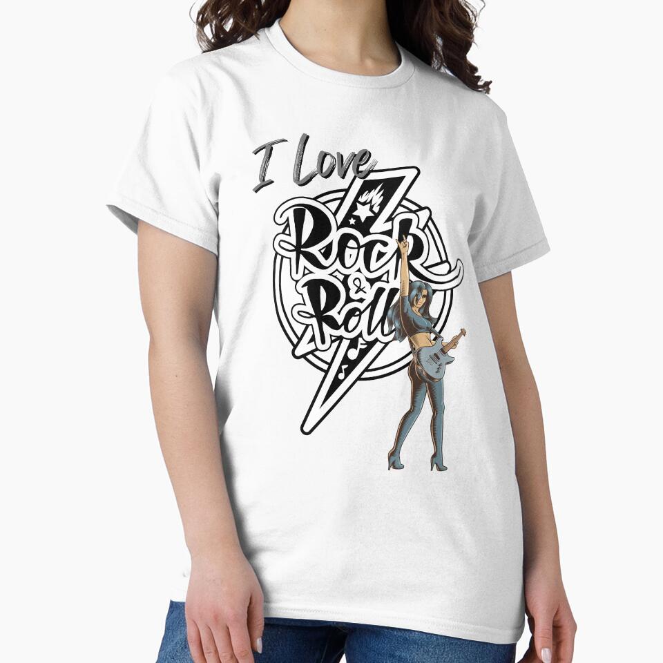I Love Rock & Roll - White, Light by Mean-Musician