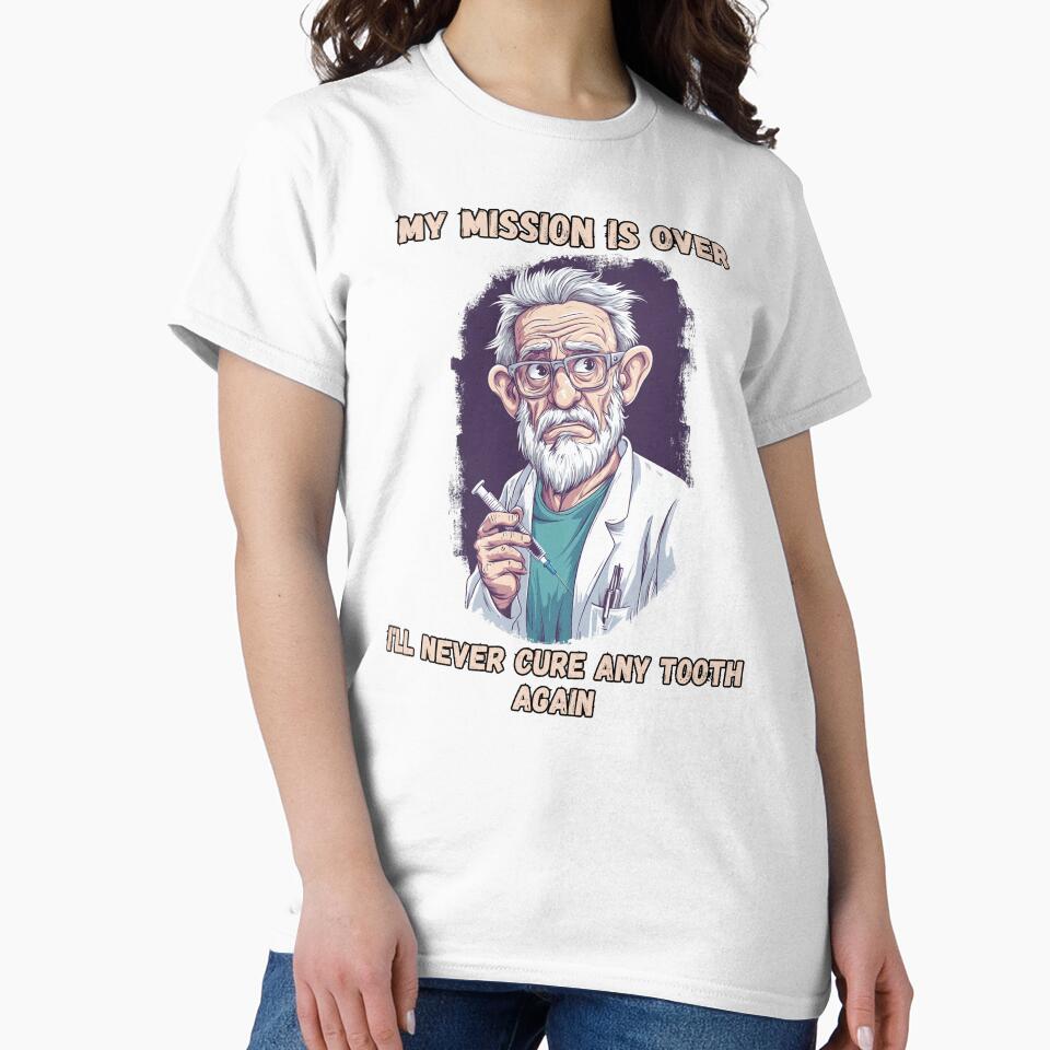 Elderly And Sad Dentist by MarcinDesign