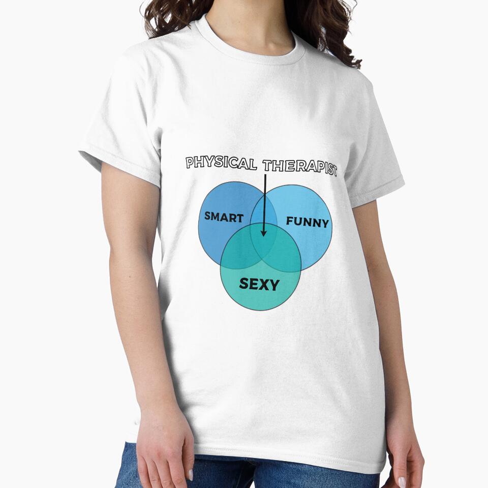 Physical therapist Venn Diagram, Funny Physical therapist Gift Idea, Anatomy Student by Eddyed