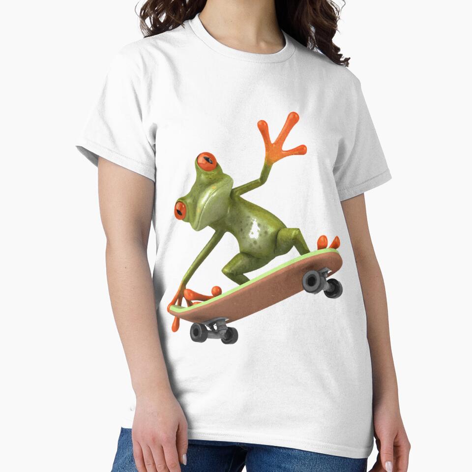 Frog On Skateboard ,I Exist Without My Consent,frog day,funny frog,frog memes,frogs love,happy frog, by YanaKnitShop