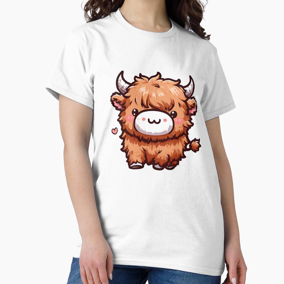 Cow Sticker Scottish by SaraDatCool