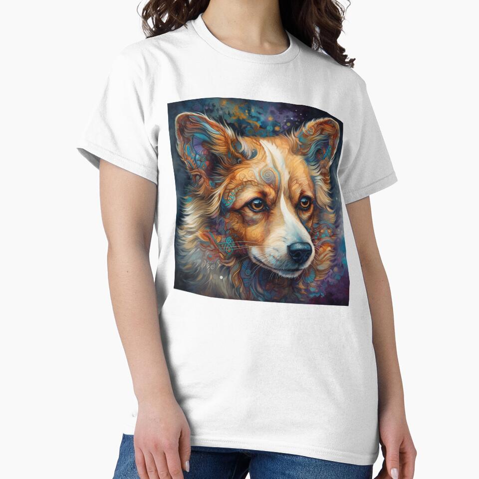 Tribal Corgi Dog 7 by DiatomDesigns