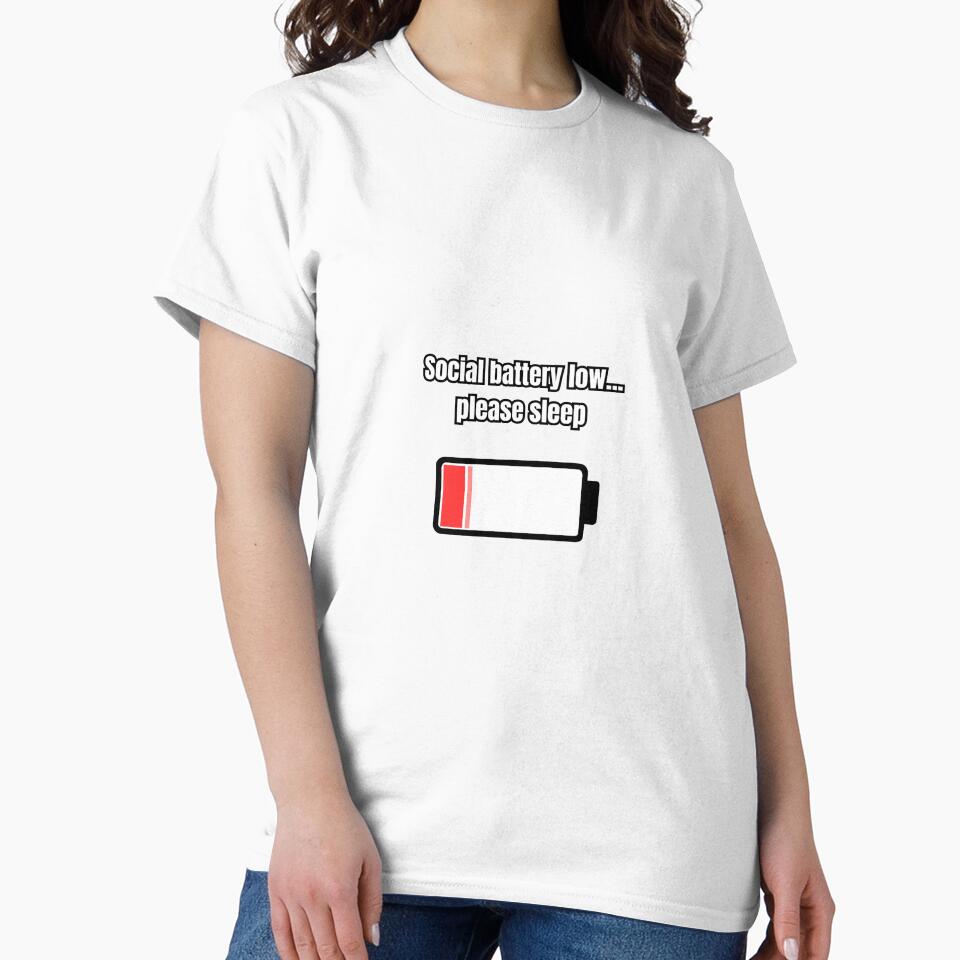Low social battery. by Speedytb-Tees