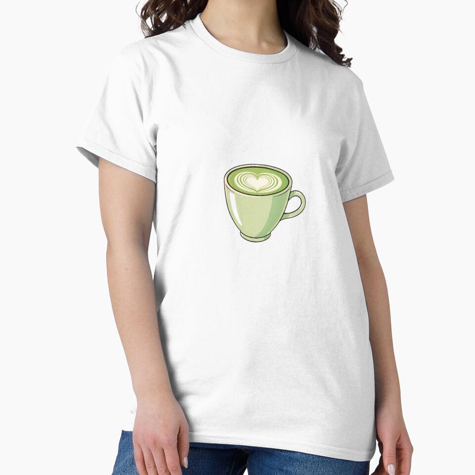 Matcha Latte Heart Art by T-domain
