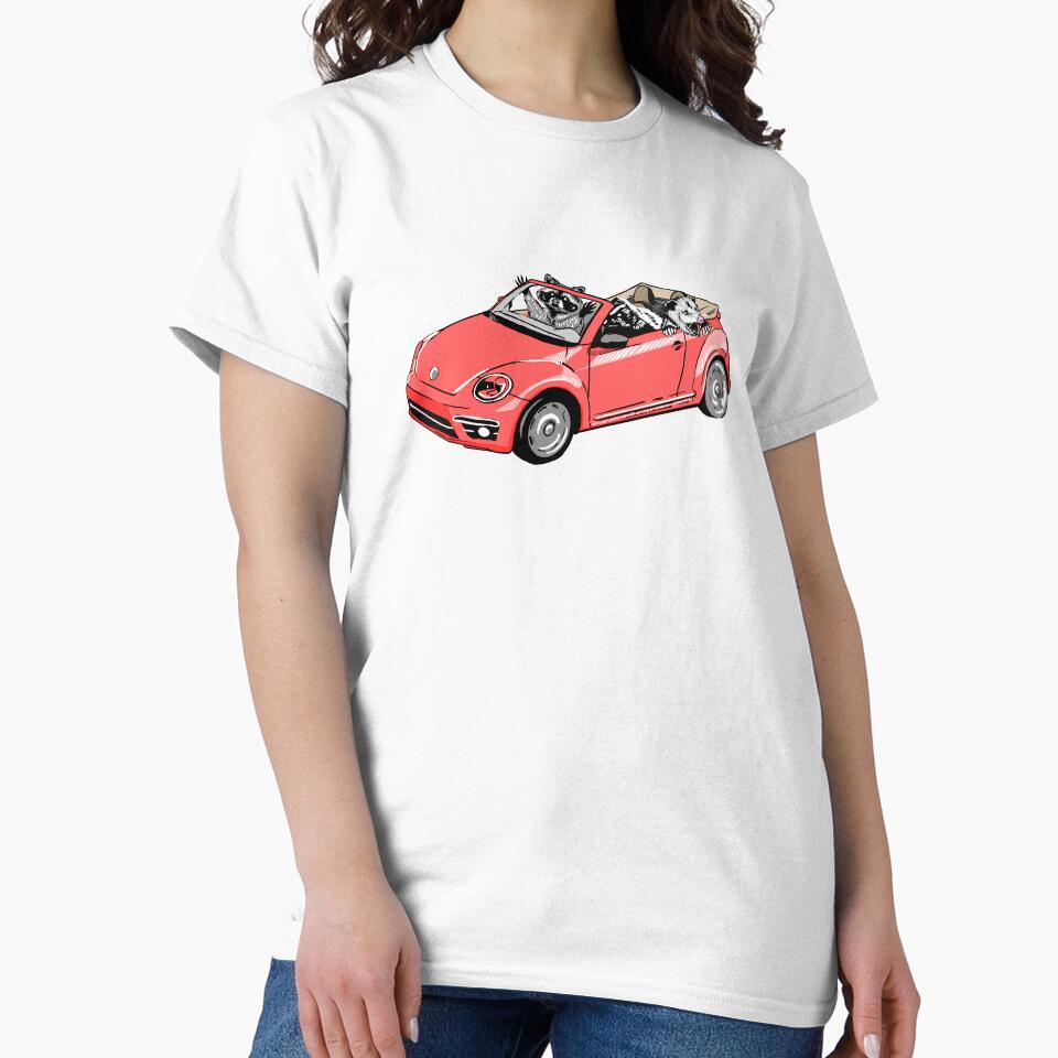 Street Cat Carpool Red by Easykiel-art