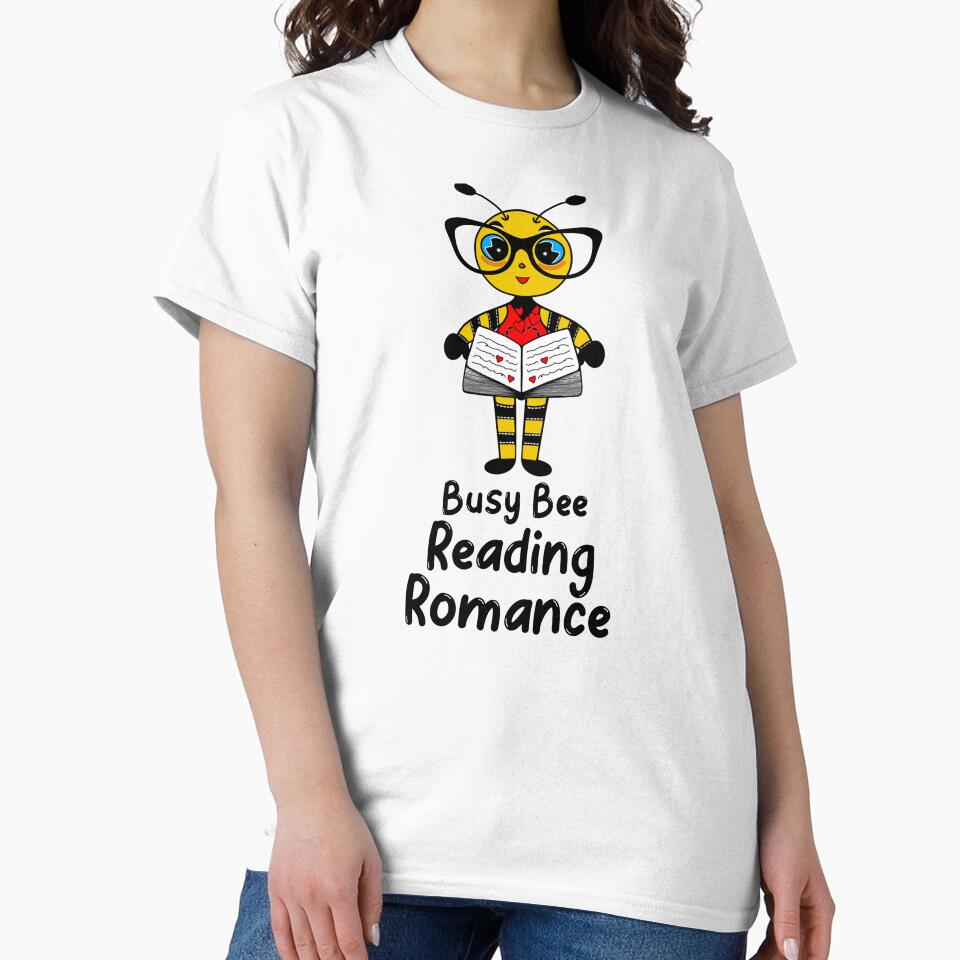 Busy Bee Reading Romance Books by Sartoris Art