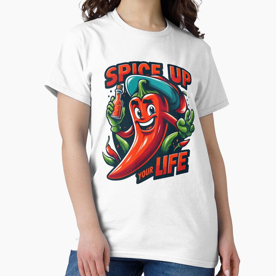 Spicy Chili Pepper Cartoon Character Motivational Design by LunaPixelStudio