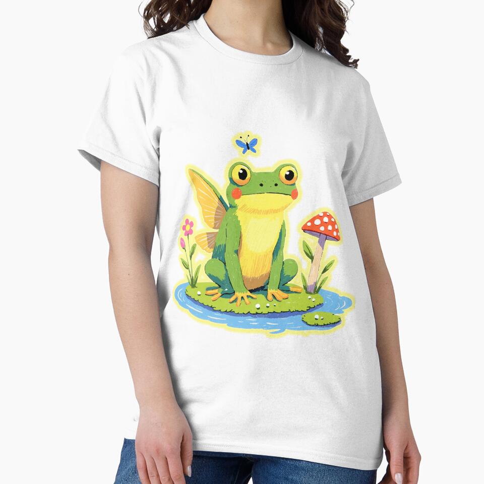 Fairy Frog on a Lilypad by Shloo