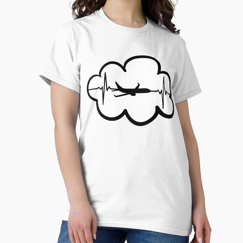 Plane Heartbeat by OneFunnyDesign