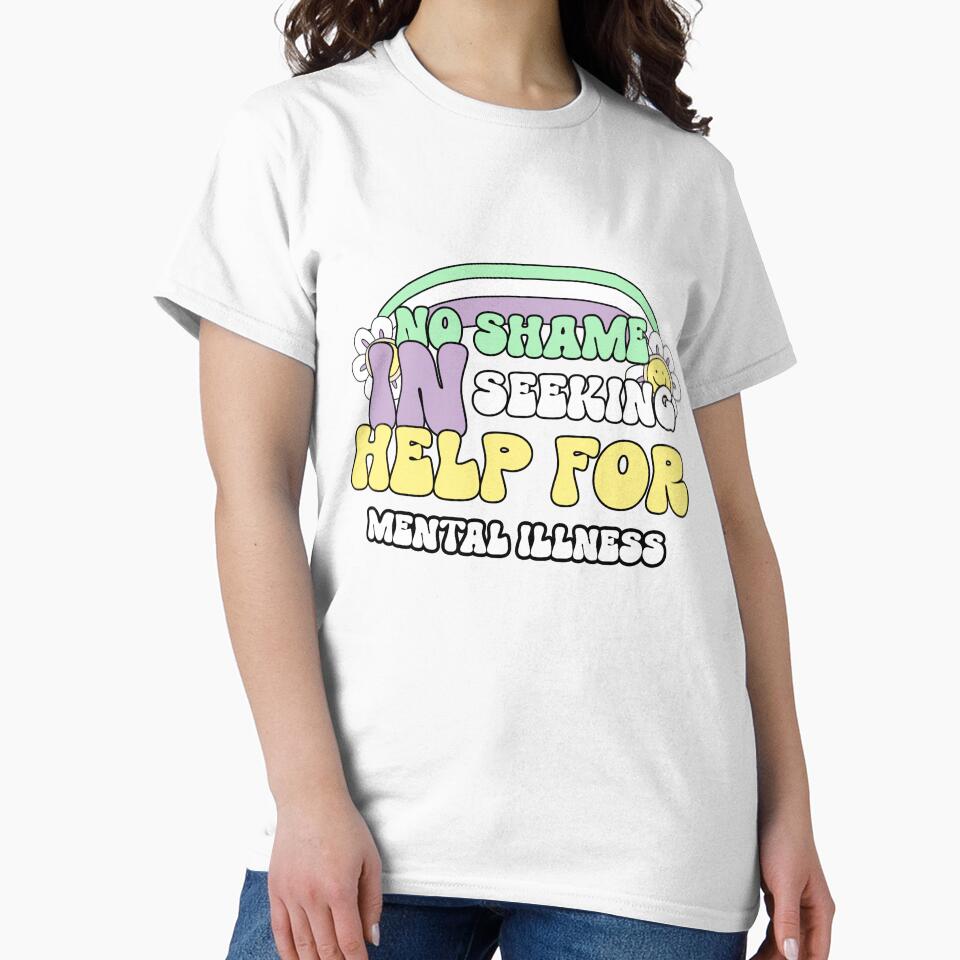 No Shame in Seeking Help for Mental Illness Positive by Winter--Flowers