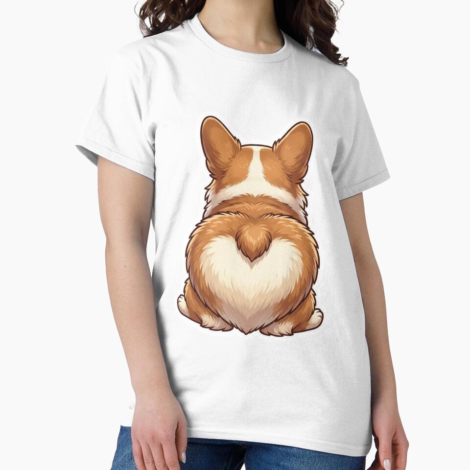 Corgi Butt Heart Shape by YNAMREG