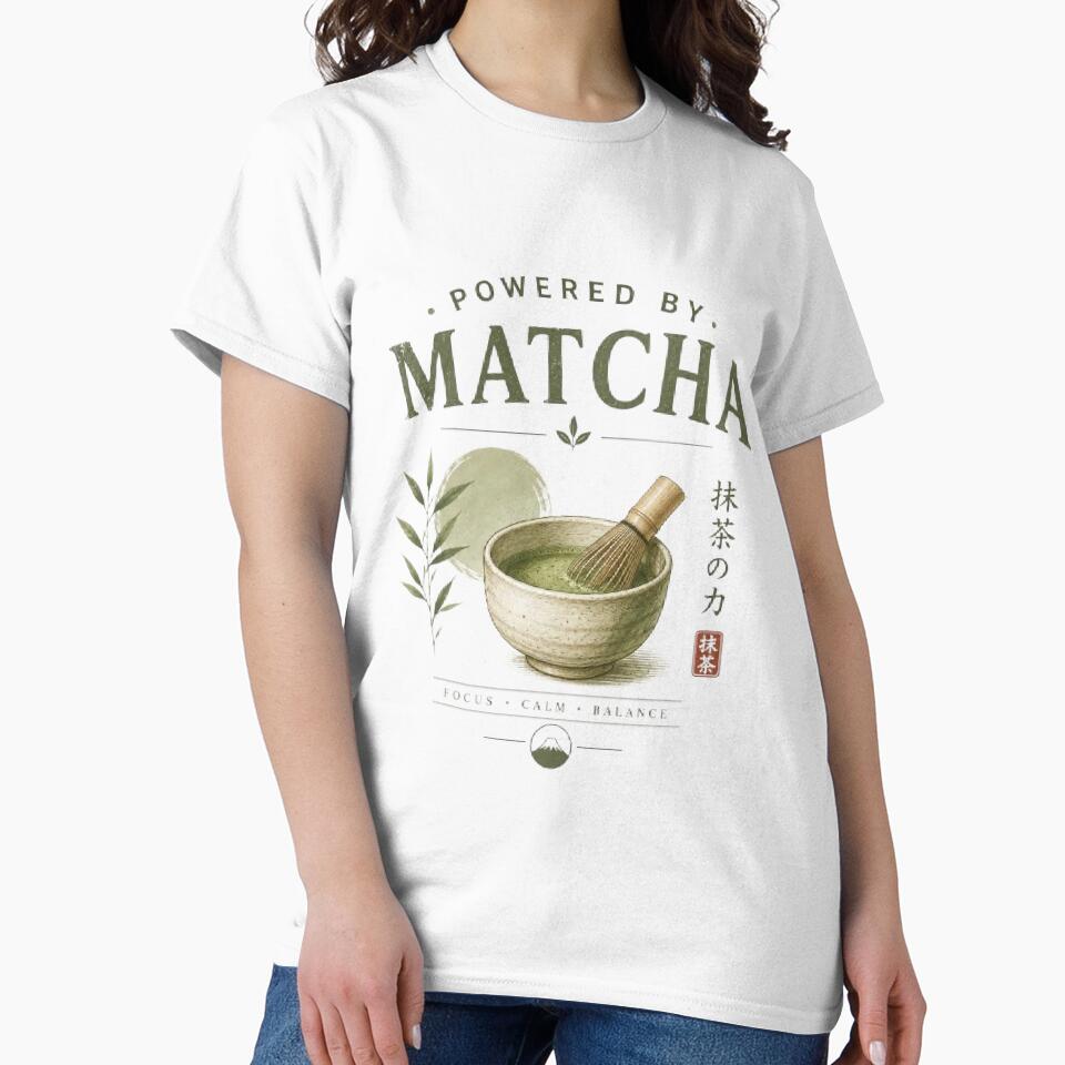 Minimal Matcha Lover Shirt | Japanese Aesthetic Tee by AveniaOficial