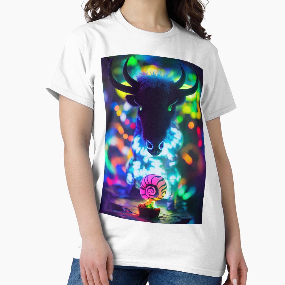Neon Bison by KungFuChaos