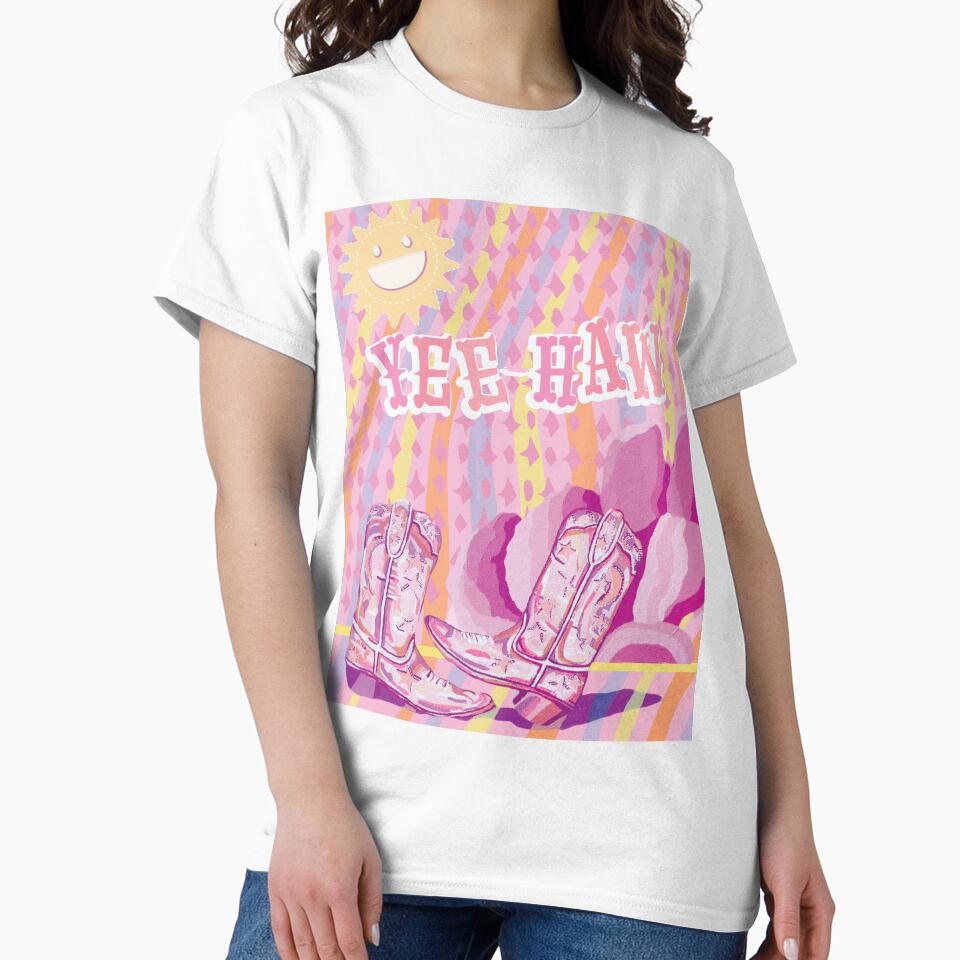 Yeehaw Cowgirl Vibes Sunset by janeisartfull