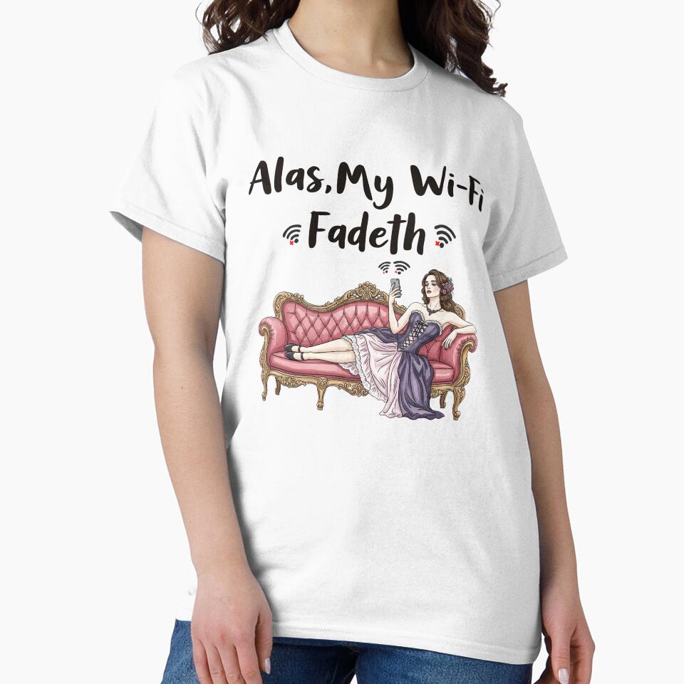 Alas, My Wi-Fi Fadeth – Victorian WiFi Outage Humor by MAGICKEY2024