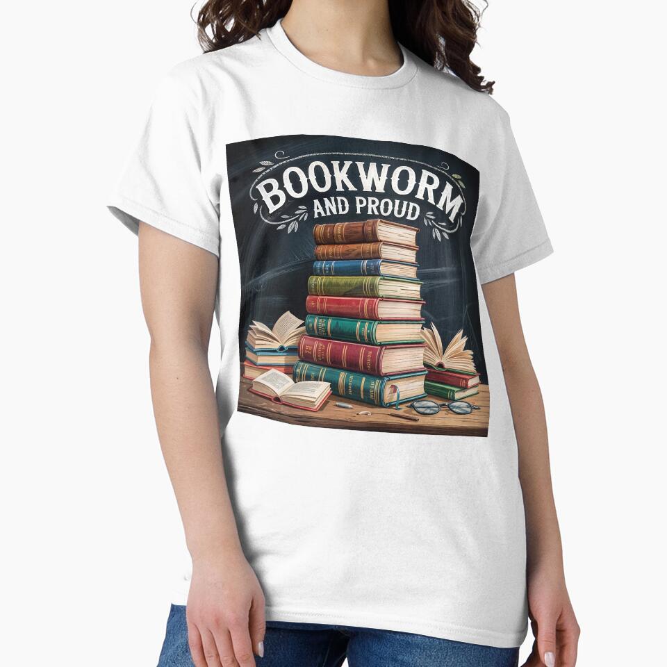 Bookworm & Proud – A Bold Tribute to Literary Passion by ForeverPrintsOK