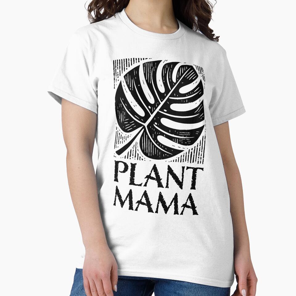 Plant Mama Houseplant Lover Jungle Leaf by AntiqueImages
