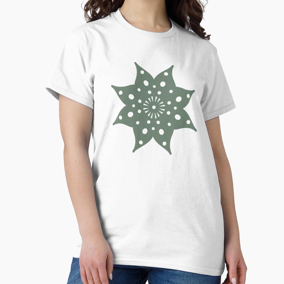 Matcha Brew | Earthy Green Solid Colour Aesthetic (hex #677D6A) by MysticMagpie