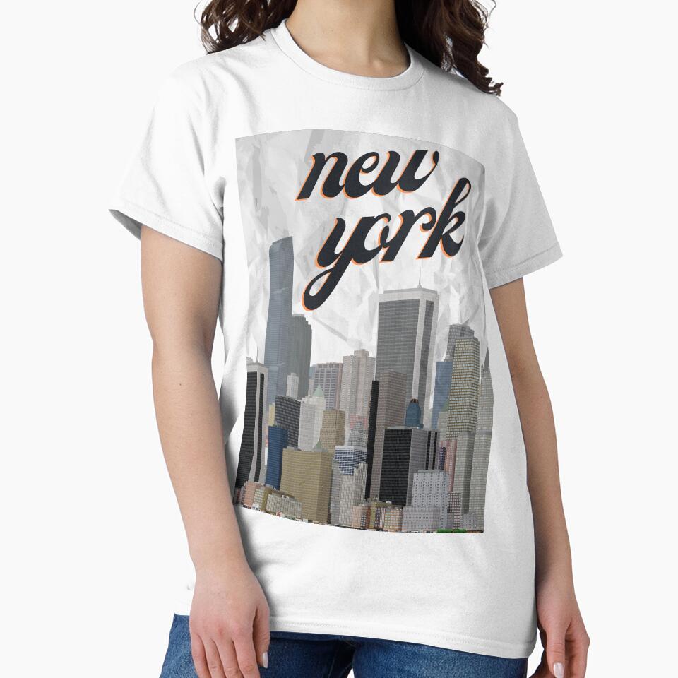 new york poster, sticker, magnet, shirt, etc by Mena P