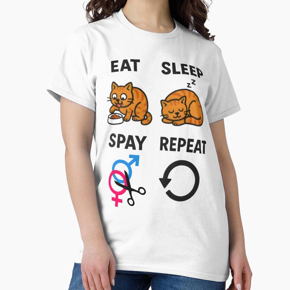 Vet life -  importance of cat sterilization, eat sleep spay repeat by Bettybee00