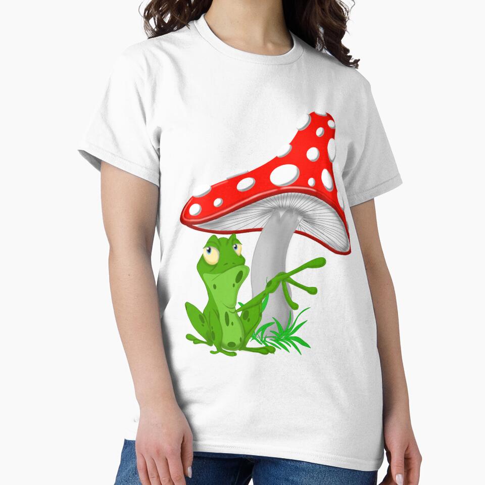 Frog With Mushroom by TheEndDesign