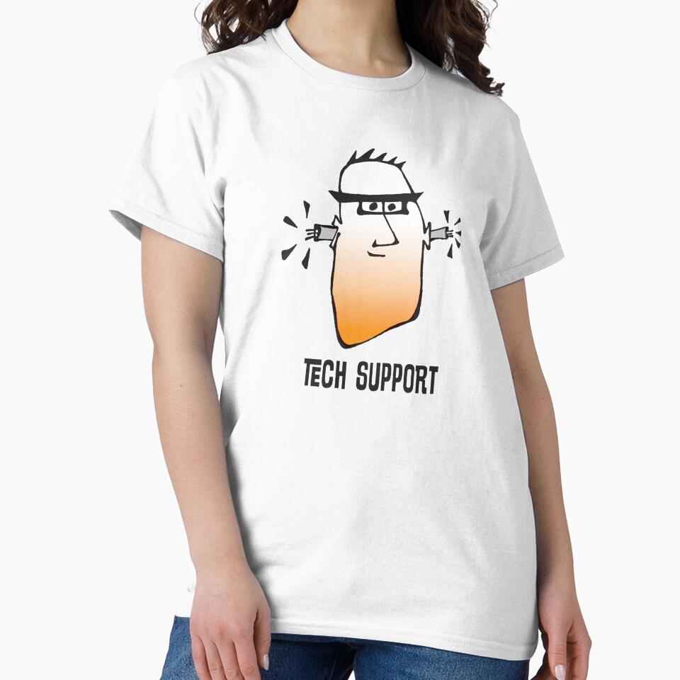 Tech Support, Funny Tech Shirt, IT Support, Computer Humor, Help Desk by VJ DESIGN WORKS