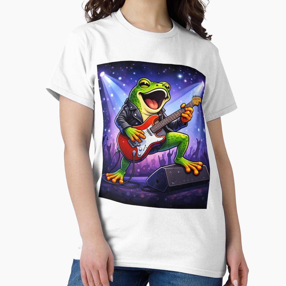 Rockstar frog on stage by FroggyOnly
