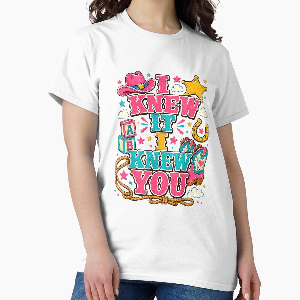 I Knew It I Knew You Western Cowgirl Women Kids Girl by ArleneRowe