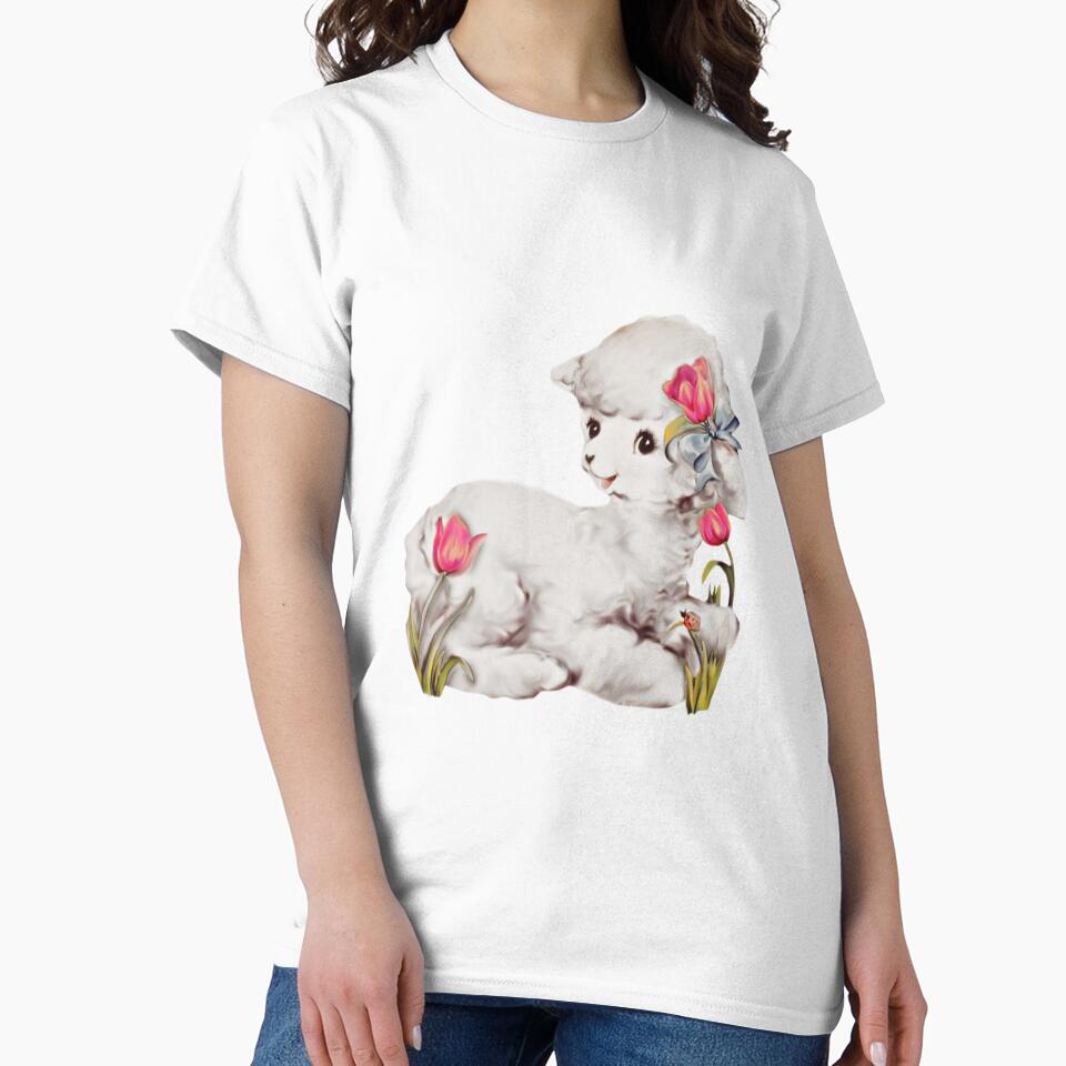 Vintage coquette sheep by Pixiedrop